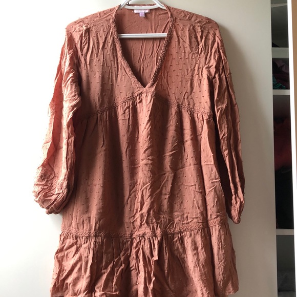 Pink lily mini dress - Picture 1 of 2